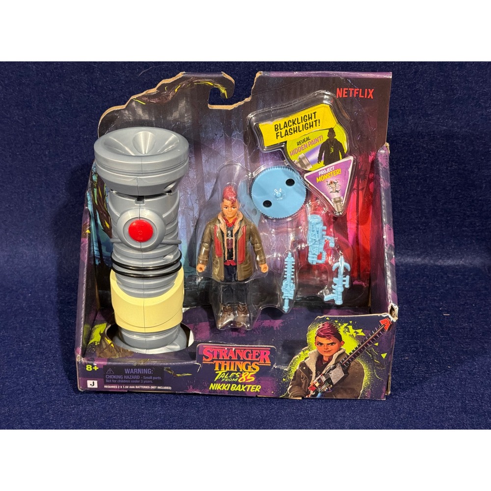 Netflix Stranger Things Tales From 85 Nikki Baxter Blacklight Action Figure Set